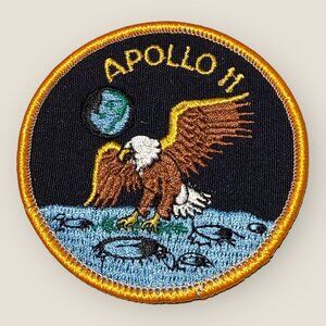 Apollo 11 Eagle Moon Landing Embroidered Patch Space Collectible